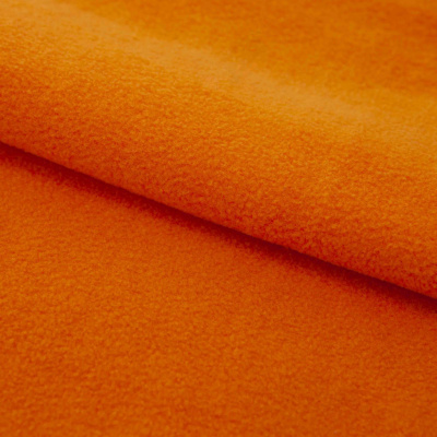 Флис DTY 16-1358, 250 г/м2, шир. 150 см, цвет оранжевый - купить в Белгороде. Цена 640.46 руб.