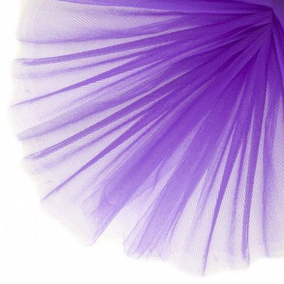 Фатин матовый 16-85, 12 гр/м2, шир.300см, цвет фиолетовый - купить в Белгороде. Цена 96.31 руб.