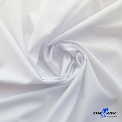 Ткань сорочечная Илер 100%полиэстр, 120 г/м2 ш.150 см, цв.белый - купить в Белгороде. Цена 290.24 руб.
