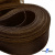 Регилиновая лента, шир.100мм, (уп.25 ярд), цв.- коричневый - купить в Белгороде. Цена: 694.13 руб.