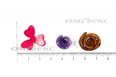 Украшение "Розы малые №1" 20мм - купить в Белгороде. Цена: 32.49 руб.