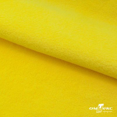 Флис DTY 14-0760, 240 г/м2, шир. 150 см, цвет яркий желтый - купить в Белгороде. Цена 640.46 руб.