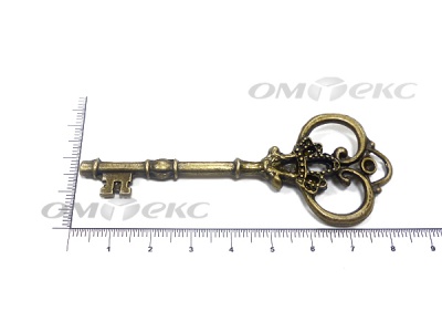 Декоративный элемент для творчества из металла "Ключ"8,5 см  - купить в Белгороде. Цена: 26.66 руб.