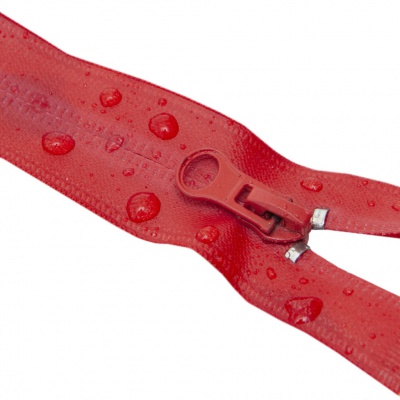 Молния водонепроницаемая PVC Т-7, 20 см, неразъемная, цвет (820)-красный - купить в Белгороде. Цена: 21.56 руб.