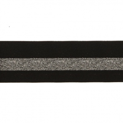 #2/6-Лента эластичная вязаная с рисунком шир.52 мм (45,7+/-0,5 м/бобина) - купить в Белгороде. Цена: 69.33 руб.