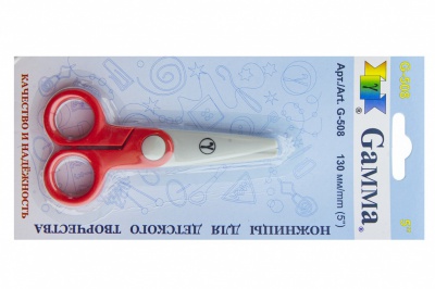 Ножницы G-508 детские 130 мм - купить в Белгороде. Цена: 118.32 руб.