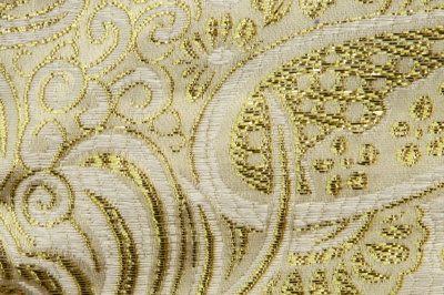 Ткань костюмная жаккард №5, 140 гр/м2, шир.150см, цвет золото - купить в Белгороде. Цена 383.29 руб.