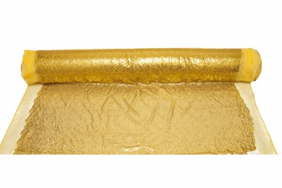 Сетка с пайетками №6, 188 гр/м2, шир.130см, цвет золото - купить в Белгороде. Цена 371.02 руб.