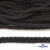 Шнур плетеный d-6 мм круглый, 70% хлопок 30% полиэстер, уп.90+/-1 м, цв.1078-черный - купить в Белгороде. Цена: 588 руб.