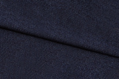 Ткань джинсовая №96, 160 гр/м2, шир.148см, цвет т.синий - купить в Белгороде. Цена 350.42 руб.