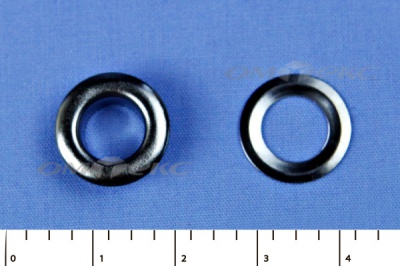 Люверсы металлические, блочка/кольцо, №5 (8 мм) упак.1000 шт- цв.никель - купить в Белгороде. Цена: 392 руб.