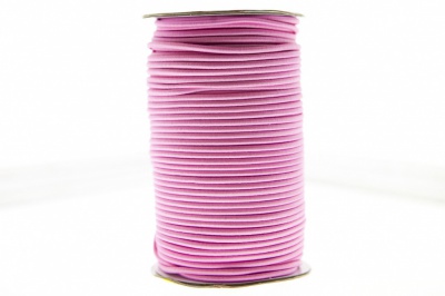 0370-1301-Шнур эластичный 3 мм, (уп.100+/-1м), цв.141- розовый - купить в Белгороде. Цена: 459.62 руб.
