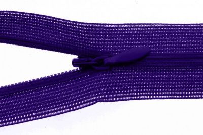 Молния потайная Т3 866, 50 см, капрон, цвет фиолетовый - купить в Белгороде. Цена: 8.62 руб.