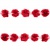 Тесьма плетеная "Рюш", упак. 9,14 м, цвет красный - купить в Белгороде. Цена: 46.82 руб.