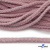 Шнур плетеный d-6 мм круглый, 70% хлопок 30% полиэстер, уп.90+/-1 м, цв.1087-розовый - купить в Белгороде. Цена: 588 руб.