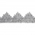 Тесьма металлизированная 0384-0240, шир. 40 мм/уп. 25+/-1 м, цвет серебро - купить в Белгороде. Цена: 490.74 руб.