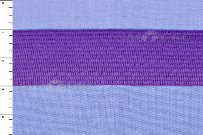 Окантовочная тесьма №0225, шир. 22 мм (в упак. 100 м), цвет фиолет - купить в Белгороде. Цена: 271.60 руб.