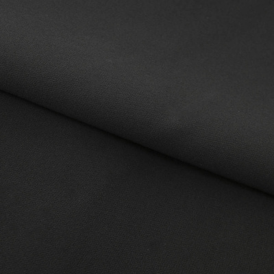 Костюмная ткань "Элис", 200 гр/м2, шир.150см, цвет чёрный - купить в Белгороде. Цена 306.20 руб.