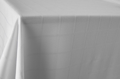 Скатертная ткань 25536/2005, 174 гр/м2, шир.150см, цвет белый - купить в Белгороде. Цена 269.46 руб.