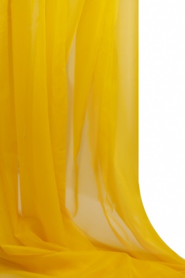 Портьерный капрон 13-0858, 47 гр/м2, шир.300см, цвет 21/жёлтый - купить в Белгороде. Цена 137.27 руб.