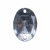 Стразы пришивные акриловые арт.#39/10 - "Кристал", 10х14 мм - купить в Белгороде. Цена: 0.69 руб.