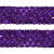 Тесьма с пайетками 12, шир. 35 мм/уп. 25+/-1 м, цвет фиолет - купить в Белгороде. Цена: 1 308.30 руб.