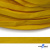 Шнур плетеный (плоский) d-12 мм, (уп.90+/-1м), 100% полиэстер, цв.269 - жёлтый - купить в Белгороде. Цена: 8.62 руб.