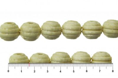 0309-Бусины деревянные "ОмТекс", 16 мм, упак.50+/-3шт, цв.035-белый - купить в Белгороде. Цена: 62.22 руб.