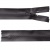 Молния водонепроницаемая PVC Т-7, 20 см, неразъемная, цвет (301)-т.серый - купить в Белгороде. Цена: 21.56 руб.