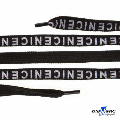 Шнурки #107-06, плоские 130 см, "СENICE" , цв.чёрный - купить в Белгороде. Цена: 23.03 руб.