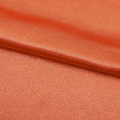 Поли креп-сатин 18-1445, 120 гр/м2, шир.150см, цвет оранжевый - купить в Белгороде. Цена 157.15 руб.