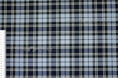 Ткань костюмная клетка Т7274 2004, 220 гр/м2, шир.150см, цвет т.синий/гол/бел - купить в Белгороде. Цена 