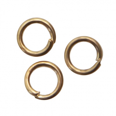 Кольцо  соединительное для бижутерии 4 мм, цв.-золото - купить в Белгороде. Цена: 0.41 руб.