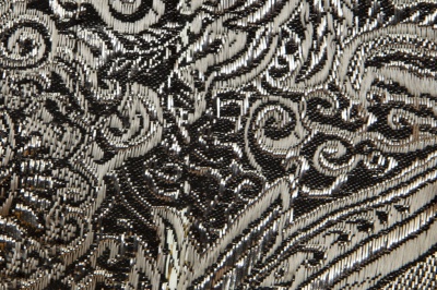 Ткань костюмная жаккард №11, 140 гр/м2, шир.150см, цвет тем.серебро - купить в Белгороде. Цена 383.29 руб.
