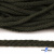 Шнур плетеный d-6 мм круглый, 70% хлопок 30% полиэстер, уп.90+/-1 м, цв.1075-хаки - купить в Белгороде. Цена: 588 руб.