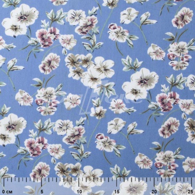 Плательная ткань "Фламенко" 12.1, 80 гр/м2, шир.150 см, принт растительный - купить в Белгороде. Цена 241.49 руб.