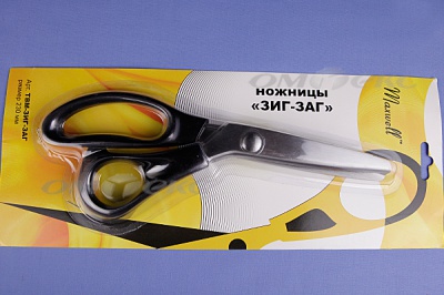 Ножницы ЗИГ-ЗАГ "MAXWELL" 230 мм - купить в Белгороде. Цена: 1 041.25 руб.