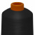 Нитки текстурированные кручёные, намот. 15 000 м, цвет чёрный - купить в Белгороде. Цена: 237.24 руб.