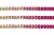 Пайетки "ОмТекс" на нитях, CREAM, 6 мм С / упак.73+/-1м, цв. 89 - розовый - купить в Белгороде. Цена: 468.37 руб.