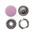 Кнопка рубашечная (закрытая) 9,5мм - эмаль, цв.003 - розовый - купить в Белгороде. Цена: 5.74 руб.