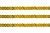 Пайетки "ОмТекс" на нитях, SILVER SHINING, 6 мм F / упак.91+/-1м, цв. 48 - золото - купить в Белгороде. Цена: 356.19 руб.
