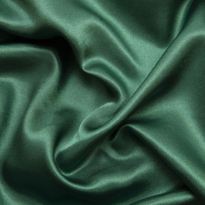Поли креп-сатин 19-5420, 125 (+/-5) гр/м2, шир.150см, цвет зелёный - купить в Белгороде. Цена 157.15 руб.