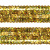 Тесьма с пайетками D16, шир. 20 мм/уп. 25+/-1 м, цвет золото - купить в Белгороде. Цена: 778.19 руб.
