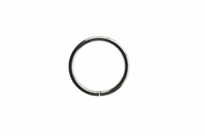 Кольцо металлическое d-15 мм, цв.-никель - купить в Белгороде. Цена: 2.45 руб.