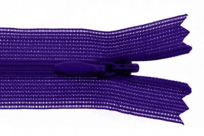 Молния потайная Т3 866, 50 см, капрон, цвет фиолетовый - купить в Белгороде. Цена: 8.62 руб.