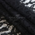 Кружевное полотно #2307, 145 гр/м2, шир.150см, цвет чёрный - купить в Белгороде. Цена 449.07 руб.